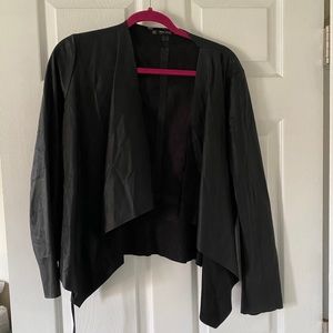 Black “leather” jacket